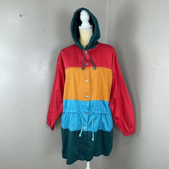 Wear It Now Women One Size Drawstring Waist And Hood Jacket - Picture 4 of 16